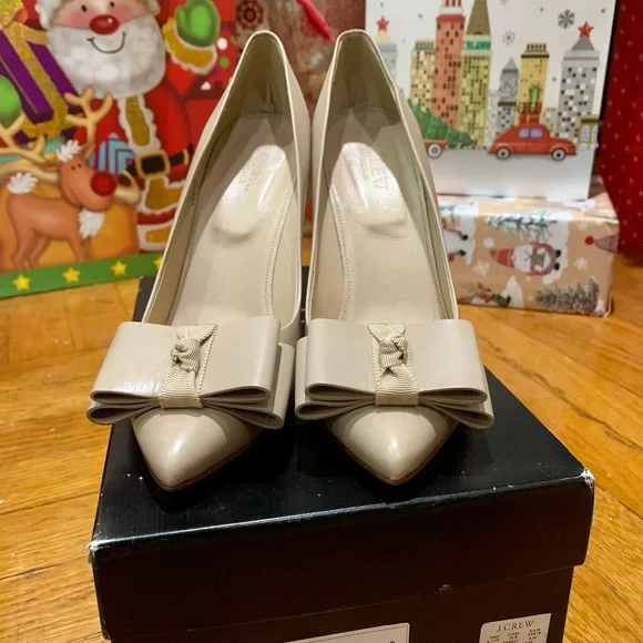 J.Crew Viv Pumps in Wild Mushroom/Nude - Picture 3 of 6